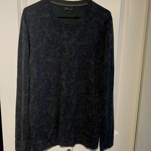 Green with purple and dark green spots